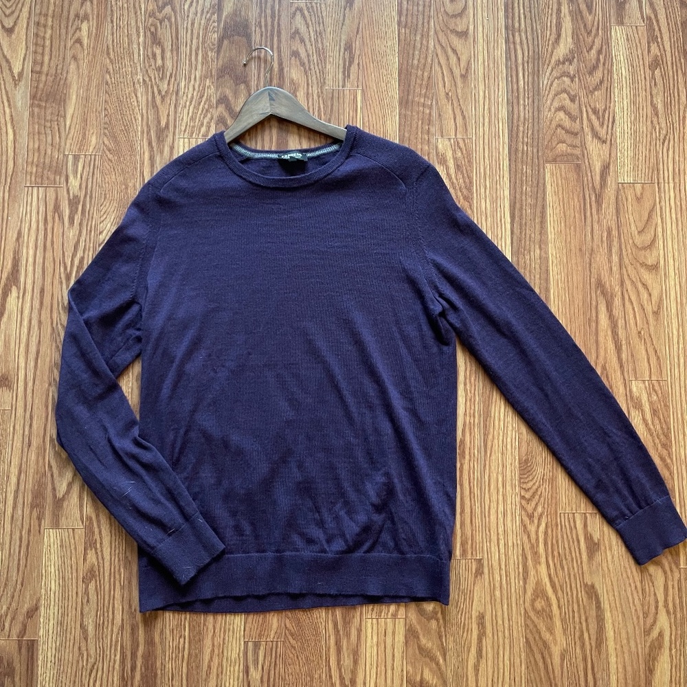 Express Merino Wool Crewneck Sweater, Men's L